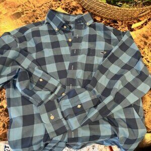 Men's Long Sleeve Button Down Vineyard Vines Large Dress Shirt